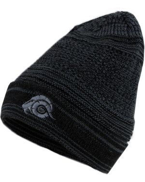 GUGGEN Mountain Mütze Mütze K902 Wintermütze Mit Leichtem Fleecefutter - Schwarz