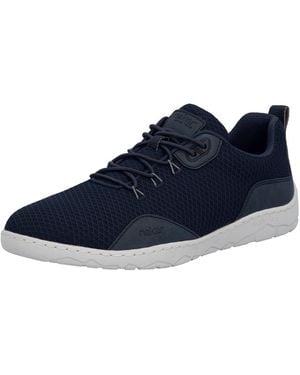 Rieker Slip-On Sneaker Slipper, Schlupfschuh, Freizeitsneaker Mit Gummizug - Blau