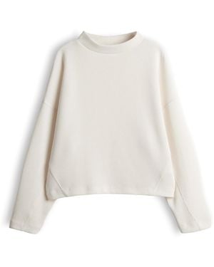 Opus Sweatshirt Gemse - Weiß