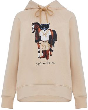 Cat e Lolette Sweatshirt Rider Cat - Weiß
