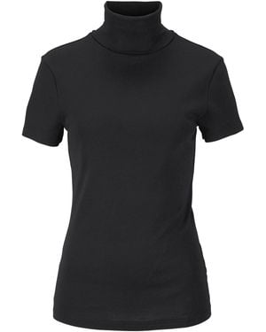 Flashlights Rollkragenshirt - Schwarz