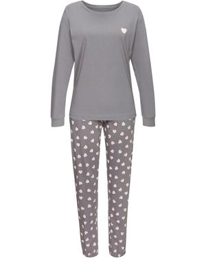 vivance active Pyjama - Grau