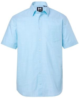 Men Plus Hemd - Blau