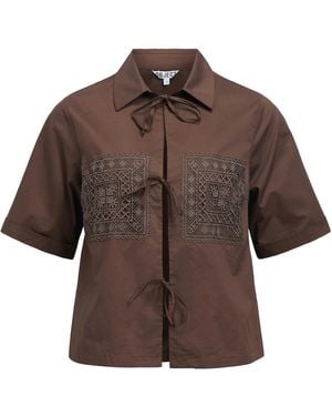 Object Bluse Objdidde Hope - Braun