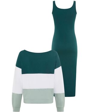 Kangaroos Kleid - Grün