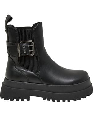 Buffalo Chelsea Boots Pluto - Schwarz