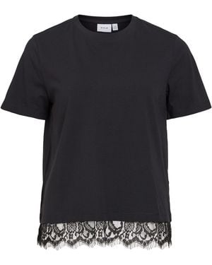 Vila T-Shirt Vinora - Schwarz