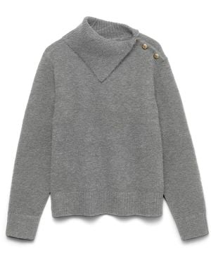Vero Moda Pullover Vmhazel - Grau