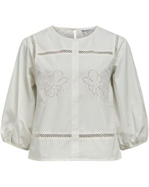 Object Bluse - Weiß