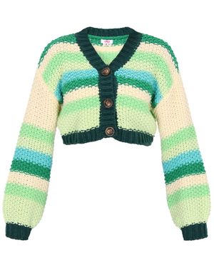 myMo Strickjacke Young Fashion - Grün