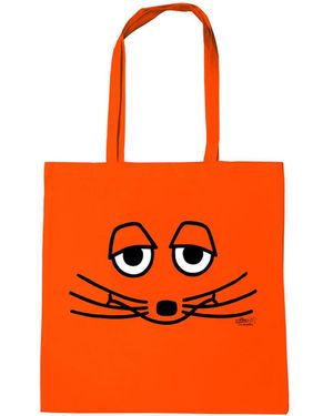 Logoshirt Baumwolltasche Maus - Orange