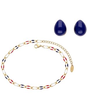 faina Schmuckset - Blau