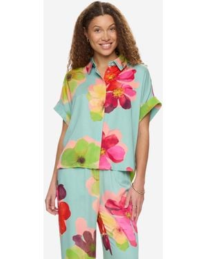 Numph Hemd Nutassy Ss Shirt - Weiß