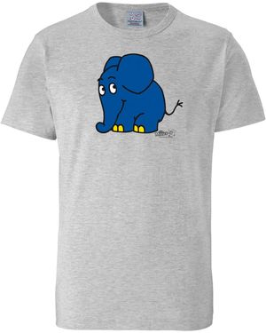Logoshirt T-Shirt 'Die Sendung Mit Der Maus - Grau