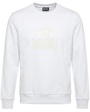 DIESEL Pullover -Gir Tone On Tone - Weiß