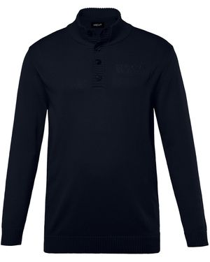 Men Plus Pullover - Blau