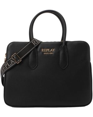 Replay Schultertasche - Schwarz
