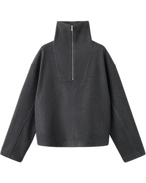 Mango Sweatshirt Chile - Grau