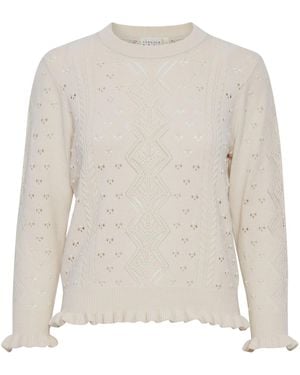 Atelier Rêve Atelier Rve Pullover Irfanto Ls 20117987 - Weiß