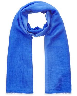 Codello Schal Aus Hochwertiger Baumwollmischung - Blau