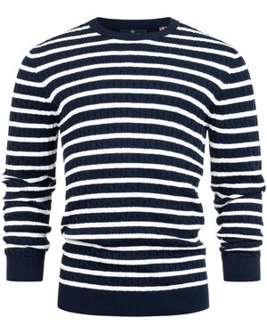 Kronstadt Pullover Cable - Blau