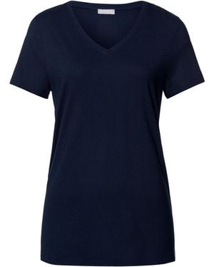 Hanro Shirt Sleep & Lounge - Blau