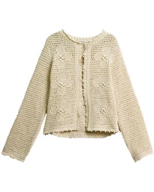 BHOEM Strickjacke - Natur