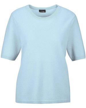 Goldner Pullover - Blau