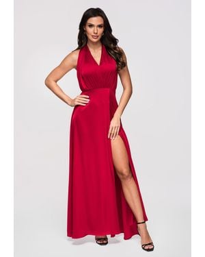 Ombre Kleid - Rot