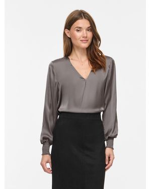 Vila Bluse Visofie - Grau