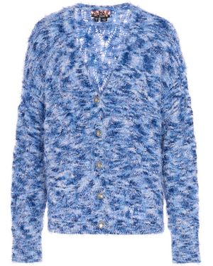 myMo ROCKS Strickjacke - Blau