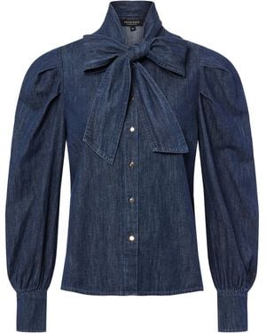 Marie Lund Bluse - Blau