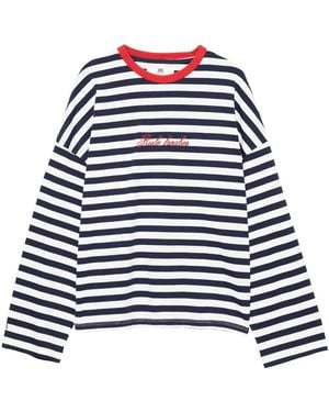 Pull&Bear Shirt Pacific Rayas - Blau