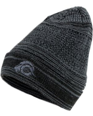 GUGGEN Mountain Mütze Mütze K902 Wintermütze Mit Leichtem Fleecefutter - Schwarz
