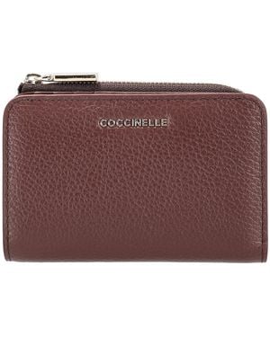 Coccinelle Portemonnaie Metallic Soft - Lila