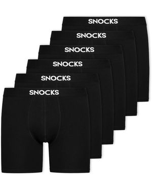Snocks Boxershorts - Schwarz