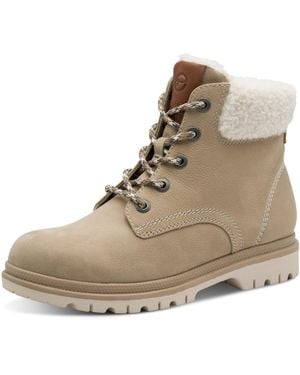 Tamaris Schnürstiefelette - Natur