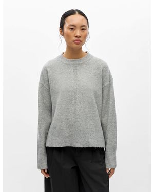 Object Pullover Objjuno - Grau