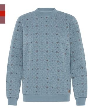 Oxmo Sweater Oxkaren Oneck - Blau