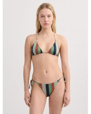Thinking Mu Bikini Quick Stripes Palermo Swimwear - Natur