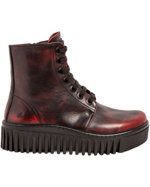 Art Schnürstiefelette - Braun