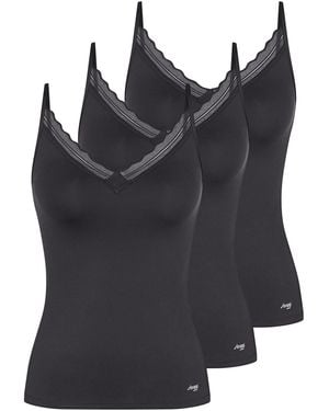 Sloggi Unterhemd Go Blush - Schwarz
