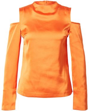 Oval Square Bluse Dance - Orange