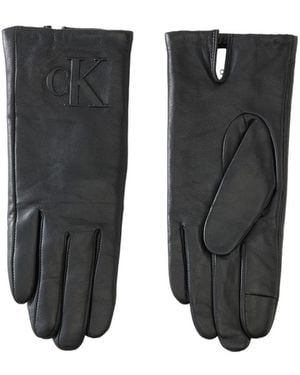 Calvin Klein Handschuhe Raised - Schwarz