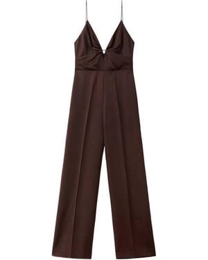 Mango Jumpsuit Any - Braun