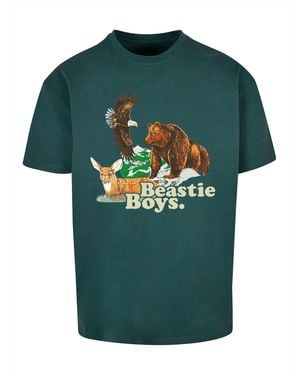 Merchcode T-Shirt Beastie Boys Animal - Grün