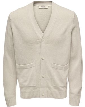 Only & Sons Pullover Onsmajor Rlx - Weiß