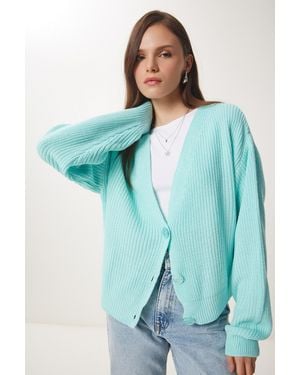 Happiness İstanbul Happiness Stanbul Strickjacke - Grün