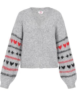 myMo Strickjacke - Grau