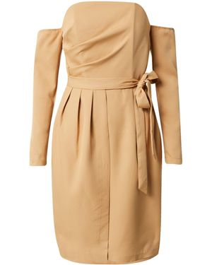 Chi Chi London Kleid 'Bardot' - Natur